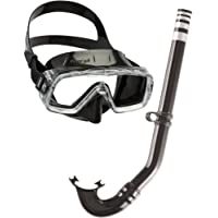 Cressi Máscara Sirena &amp- Tubo - Conjunto Combo de Snorkel Made in Italy